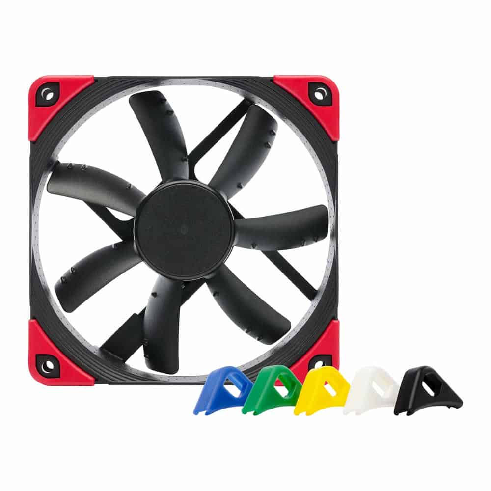 (image for) Noctua 120mm NF-S12A PWM CHROMAX Airflow Fan with Swappable Anti-Vibration Pads